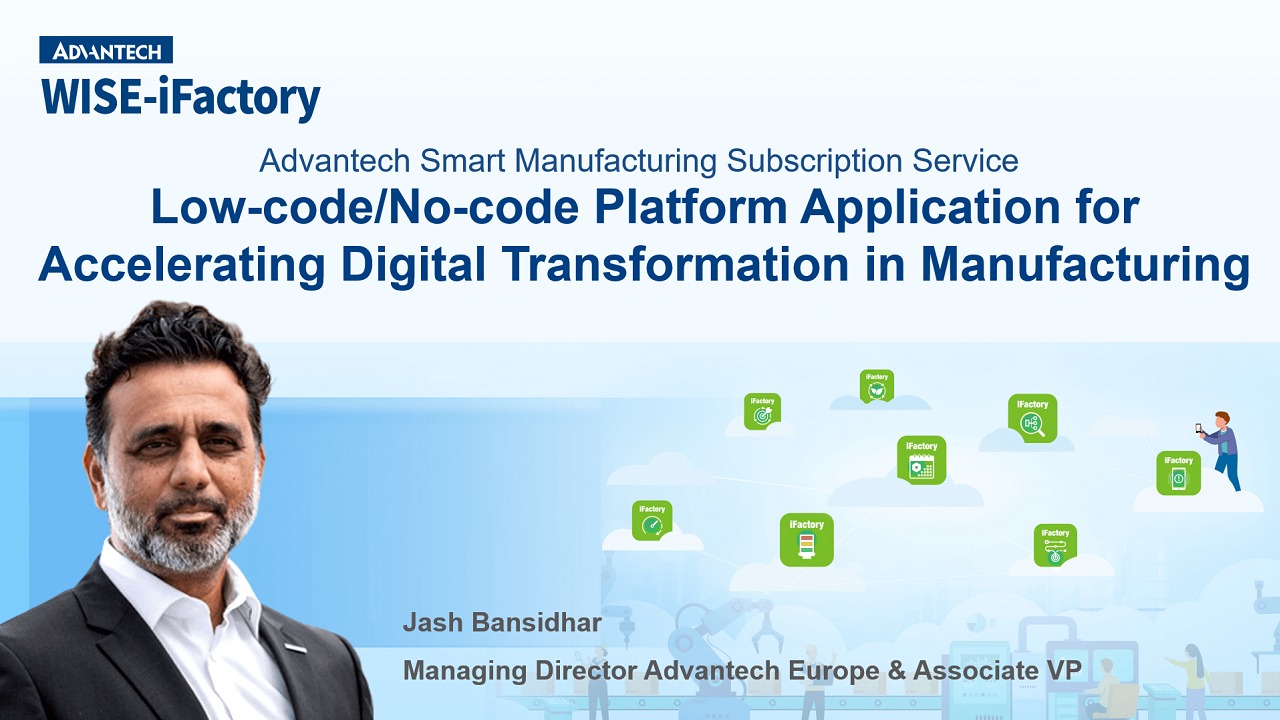 WISE-iFactory_1 Low-code/no-code platform application for accelerating digital transformation in manufacturing